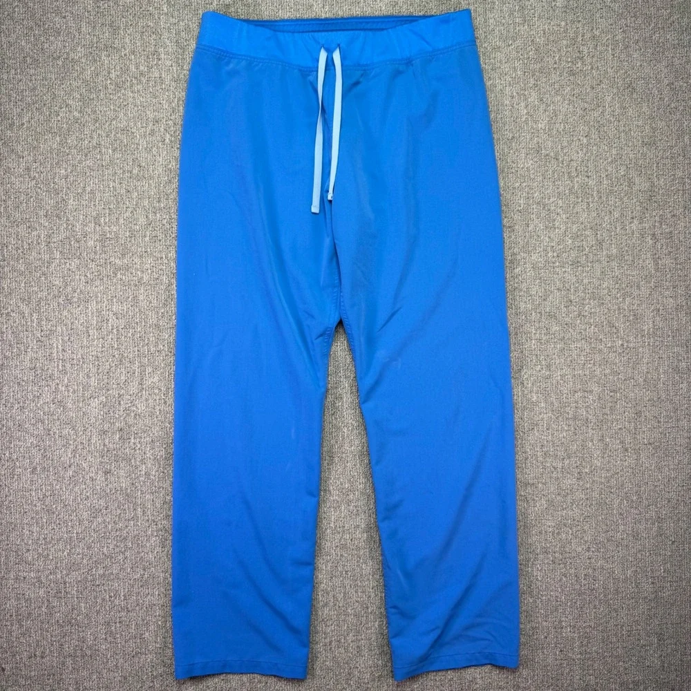 FIGS Blue Technical Collection Scrub Pants Medical Nursing Uniform Large